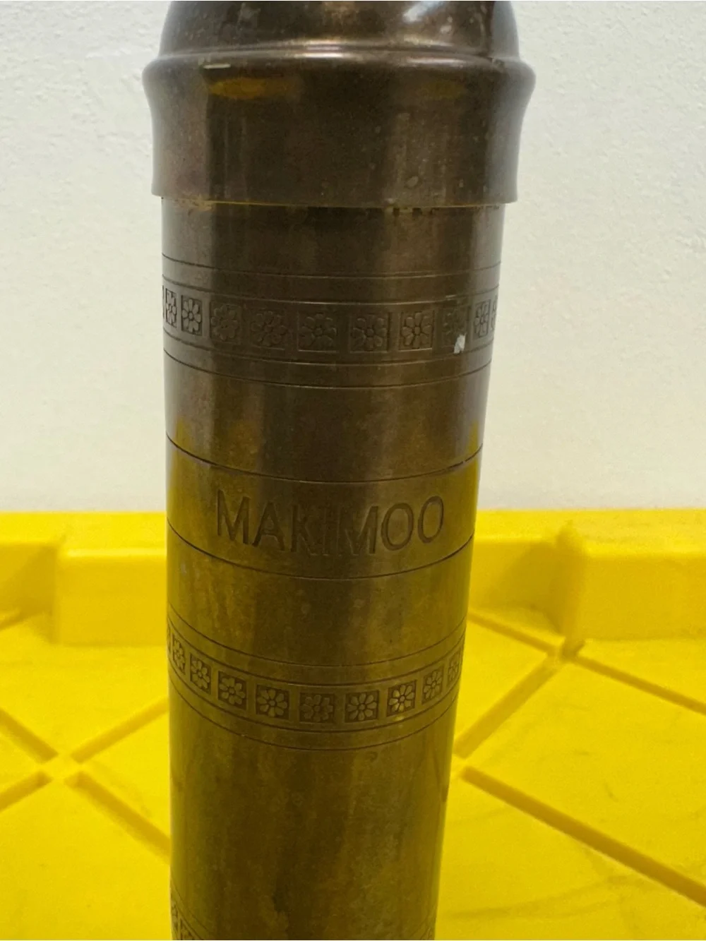 Makimoo Original Greek Pepper Mill European Style Salt And Pepper Grinder Brass